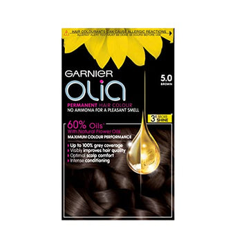 Garnier Olia Permanent Hair Colour 5.0 Brown