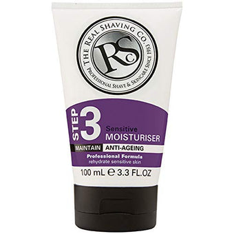 The Real Shaving Company Step 3 Sensitive Moisturiser Anti-Ageing 100 ml