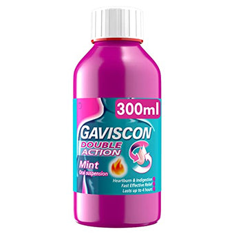 Gaviscon Double Action Liquid Mint Flavour Oral Suspension, 300ml