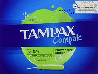 Tampax Tampons Compak Super 22Pack