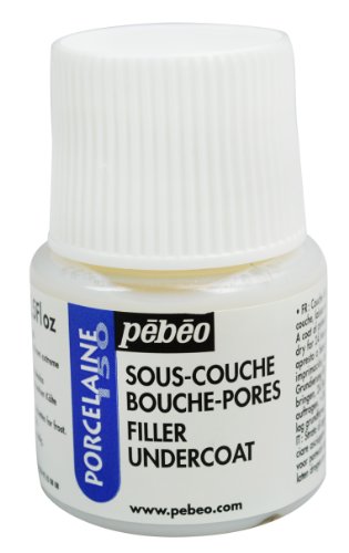 Pebeo Porcelaine 150 China Paint, Filler Undercoat 45-Milliliter Bottle