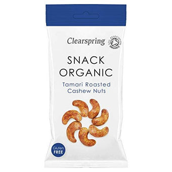 Clearspring Roasted Tamari Cashew Nut Snack 30g