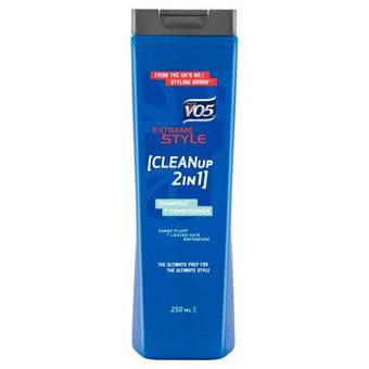 Vo5 Extreme Style Clean Up 2-In-1 Shampoo And Conditioner 250ml