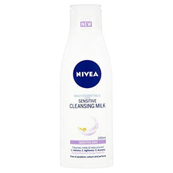 Nivea Daily Essentials Sensitive Cleansing Milk 200 Ml