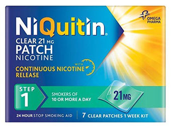 Niquitin 21Mgclear 24 Hour 7 Patches Step 1