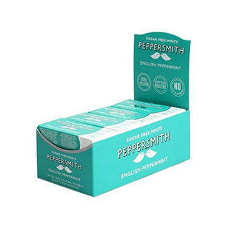 Peppersmith 100% Xylitol Mints Fine English Peppermint 25 Mints 15 Gx 12