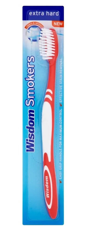 Wisdom Smokers Extra Hard Brush Toothbrush