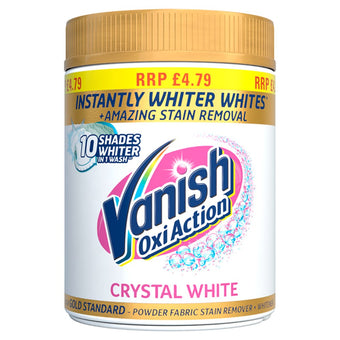 Vanish Oxi Action Crystal White 470g (5011417567487)