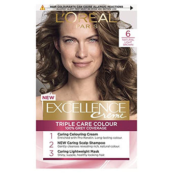 L'Or‚àö¬©al Paris Excellence Creme Hair Colour Natural Light Brown