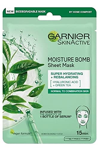 Garnier Moisture Bomb Green Tea Tissue Mask
