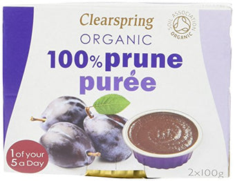 Clearspring Organic 100% Prune Puree 100g x 2