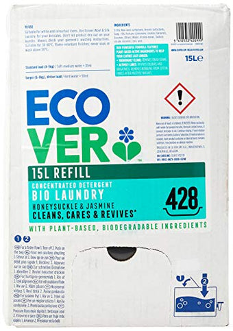 Ecover Concentrated Bio Laundry Liquid 15Ltr