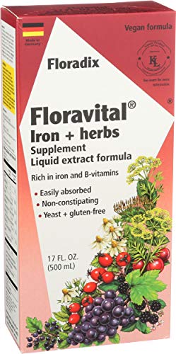 Floradix Floravital Liquid Iron and Vitamin Formula (500 ml)