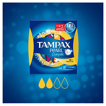Tampax Tampons Pearl Compak Regular 18Pack