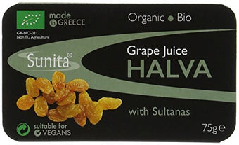 Sunita  Halva With Grape Juice & Sultanas - Organic 75g