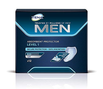 Tena For Men Level 1 Incontinence Pads 12Pack