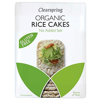 Clearspring Wholegrain Rice Cakes No Added Salt - Organic 130g