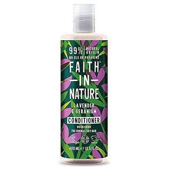 FAITH IN NATURE Cond Lavender & Geranium, 0.4 Pounds
