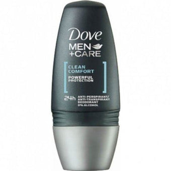 Dove Men Care Clean Comfort Antiperspirant Deodorant Roll On 50ml