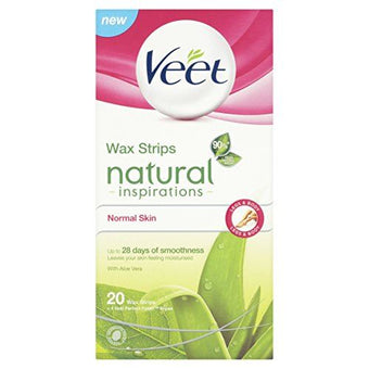 Veet Wax Strips For Normal Skin 20 Strips