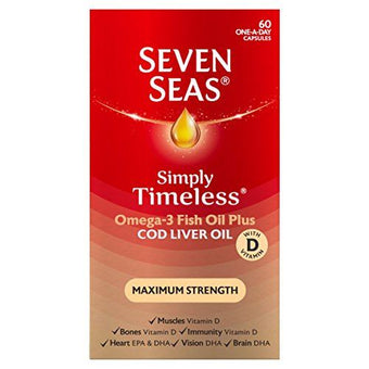 Seven Seas Cod Liver Oil Extra High Strength 60 Capsules