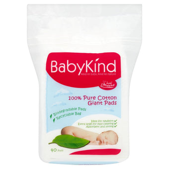 Babykind giant Square Cotton Pads X 40