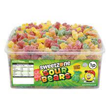 Sweetzone Sour Bears Tub 960g