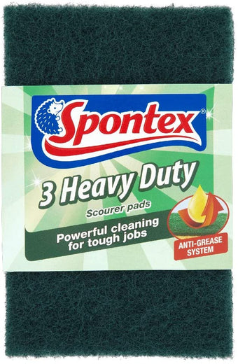 Spontex Heavy Duty Scourer (3 Pads)