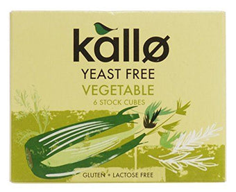 Kallo Vegetable Stock Cubes - Yeast Free 66g