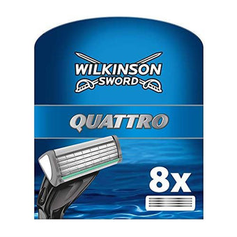 Wilkinson Sword Quattro Titanium Precision Razor 8 Blades