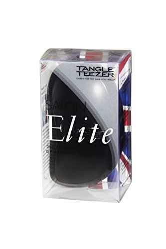 Tangle Teezer Brush Salon Elite  Professional Detangling Hairbrush Black