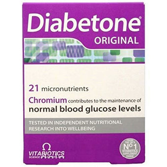 Vitabiotics Diabetone - 30 Tablets - (BBE-AUG-2021)