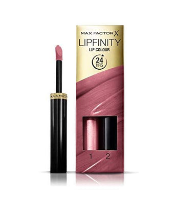 Max Factor Lipfinity Lipstick for Women, 020 Angelic, 0.14 Ounce
