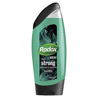 Radox Men Mint And Tea Tree Showergel Shampoo 250ml