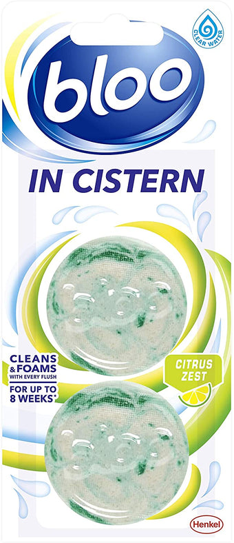 Bloo In Cistern Clear Citrus Zest 2*38 G block