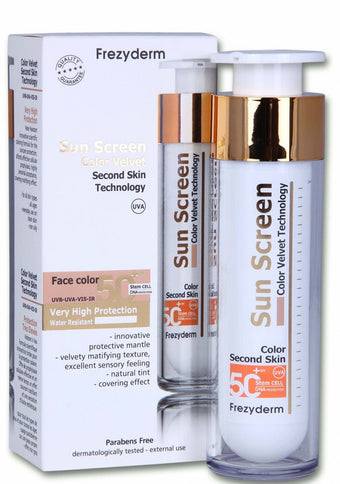 Frezyderm Spf 50 Colour Velvet Face Sunscreen