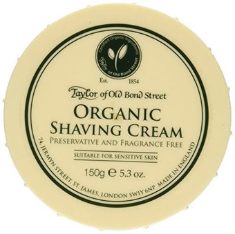 Taylor Of Old Bond Street Organic Shaving Cream W/Aloe