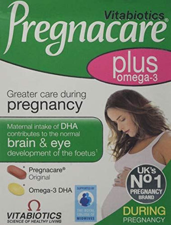 Vitabiotics Pregnacare Plus Omega 3 Dietary Supplement 56 Tablets