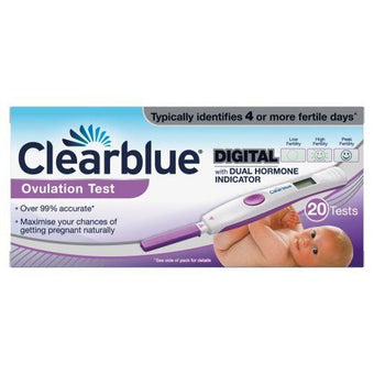 Clearblue Advanced Digital Ovulation Test - Pack of 20 Sticks