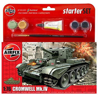 Airfix A01303 1:76 Scale Cromwell MK4 Tank Military Vehicles Classic Kit Series 1