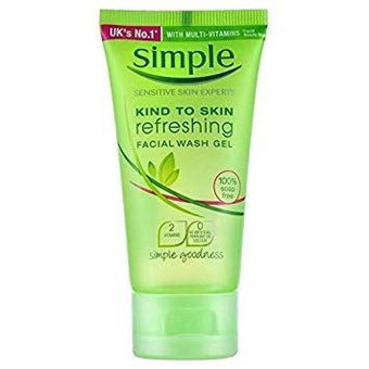 Simple Kind To Skin Refreshing Facial Wash Gel 50ml