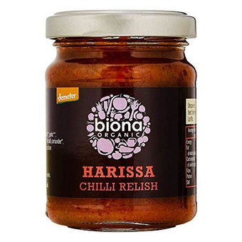 Biona  Demeter Harissa Chilli Relish 125g