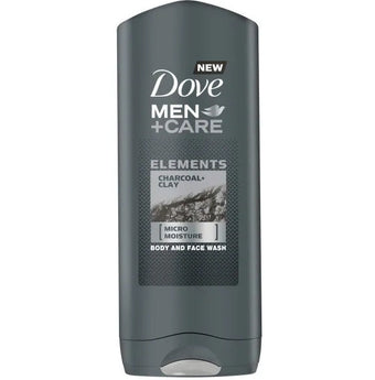 Dove Men Care Charcoal Clay Body and Face Wash 250ml