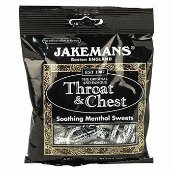 Jakemans Throat & Chest Soothing Menthol Sweets 100g