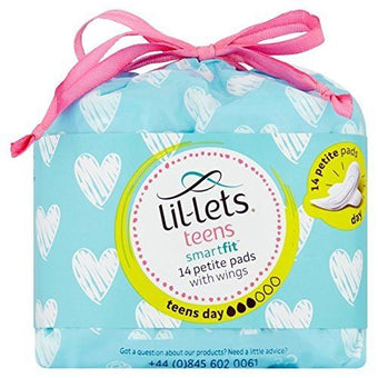 Lil-Lets Teens Ultra Towels with Wings Day 14s - Pack of 1