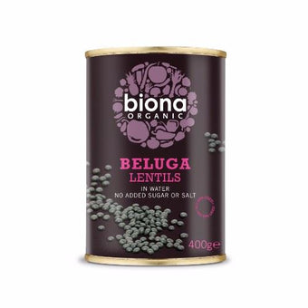 Biona Organic Beluga Lentils 400g