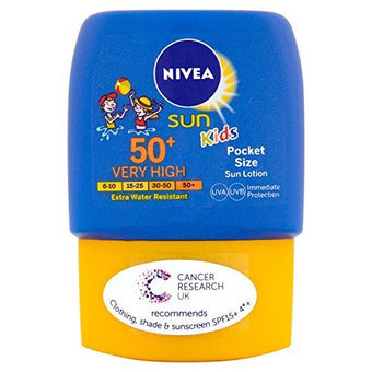 Nivea Sun Kids Pocket Size Sun Lotion High Spf 50 50ml