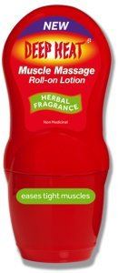 Deep Heat 50ml Muscle Massage Roll-On Lotion