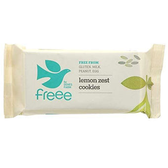 Doves Farm Freee Lemon Zest Cookies 150g