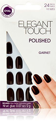 Elegant Touch Polished Nails - Garnet - Now With Nail Glue